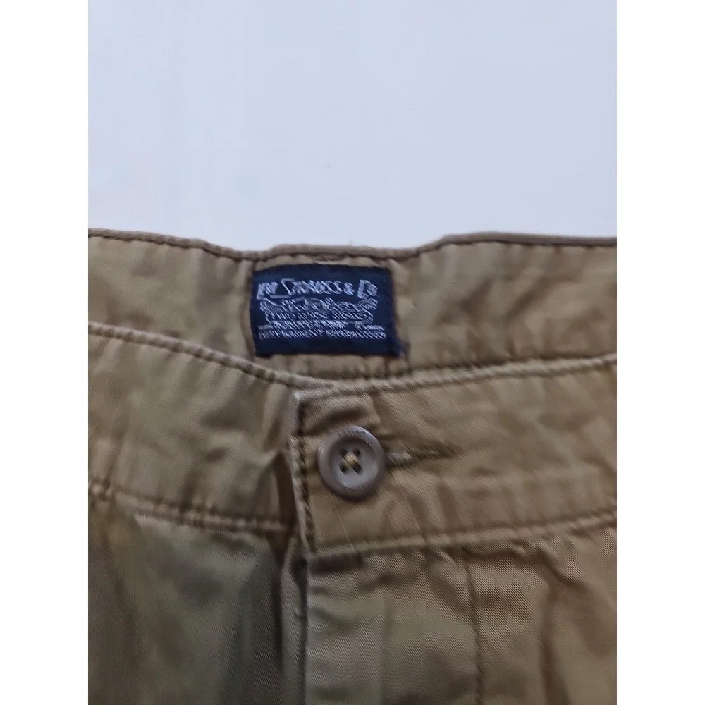 Levis Shorts Mens 38 Brown Utility Cargo Pocket Casual Outdoor Summer